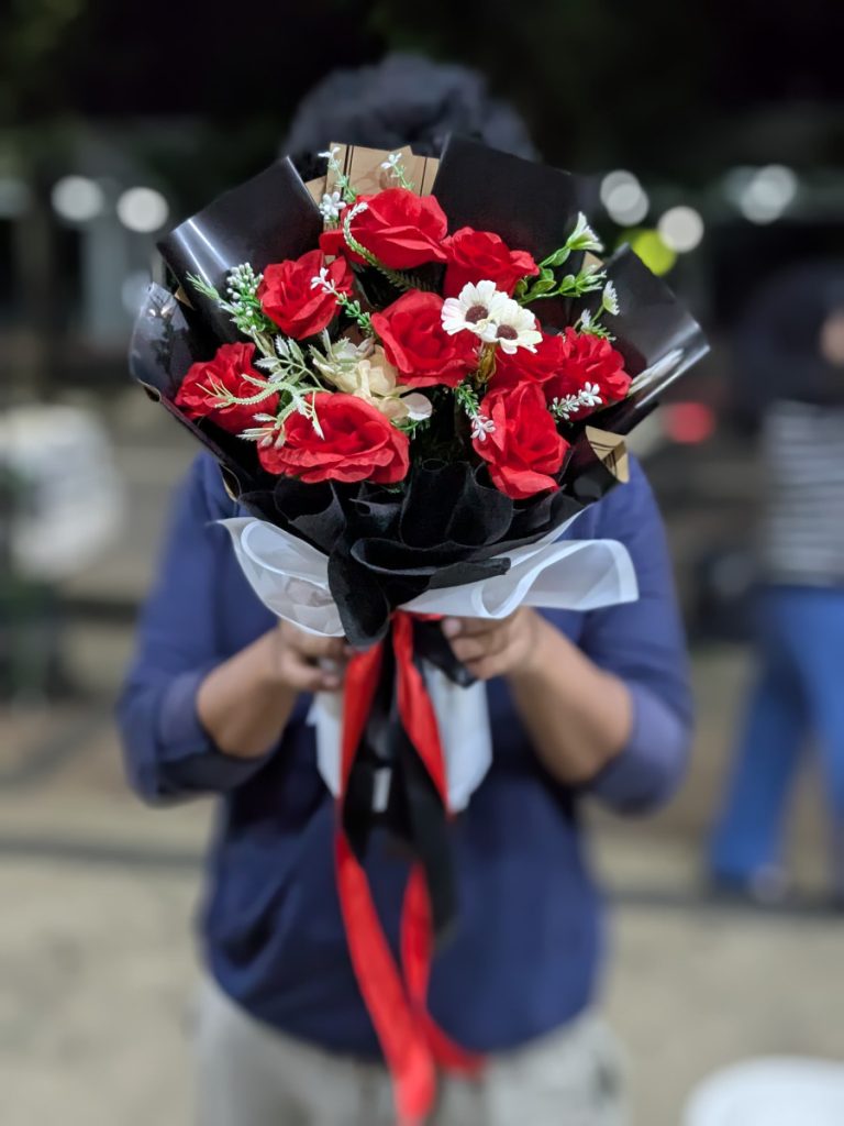 buket bunga artificial semarang