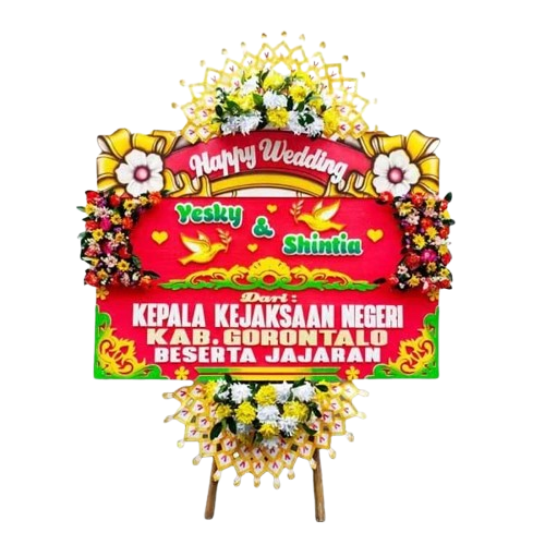 Bunga Papan Pernikahan